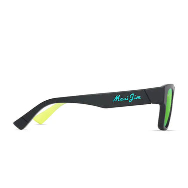 Maui Jim Okulary Przeciwsłoneczne KOKUA GM638-02 Czarny/Zielony Lustro Unisex Polaryzowane