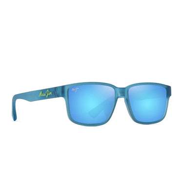 Maui Jim Okulary Przeciwsłoneczne KUNIAHI AF B688-03 Niebieskie/Niebieskie Lustro Unisex Polaryzacyjne