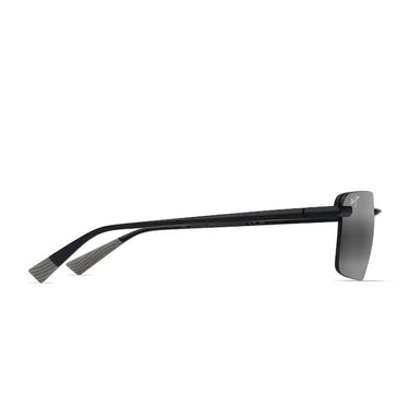 Maui Jim Okulary Przeciwsłoneczne LAULIMA 626-02 Czarny/Szary Unisex Polaryzowane