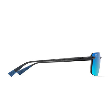 Maui Jim Okulary Przeciwsłoneczne LAULIMA B626-14 Szare/Niebieskie Lustro Unisex Polaryzacyjne