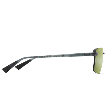 Maui Jim Okulary Przeciwsłoneczne LAULIMA HT626-15 Zielony/Zielony Przezroczysty Unisex Polaryzacyjne
