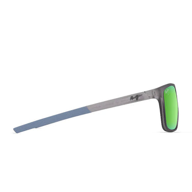 Maui Jim Okulary Przeciwsłoneczne LEHOPULU GM598-14 MJ0598S 004 Matowy Szary/Maui Green® Unisex Polaryzacyjne