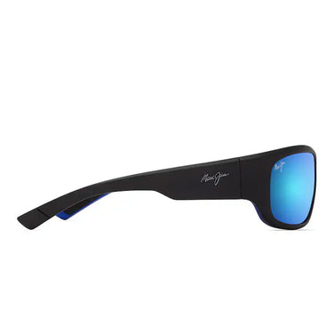 Maui Jim Okulary Przeciwsłoneczne MAUKELE MJ0682S 003 Czarny/Niebieski Lustrowany Unisex Polaryzowane 3