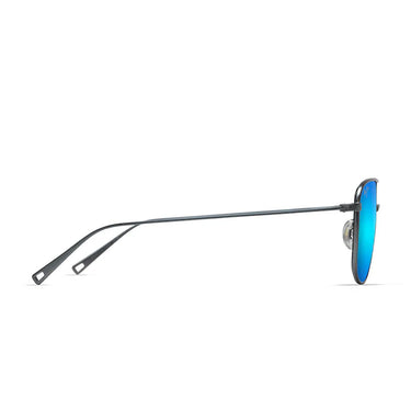 Maui Jim Okulary Przeciwsłoneczne MIKIOI B887-03 Szare/Niebieskie Lustro Unisex Polaryzacyjne