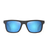 Maui Jim Occhiali da Sole MOAKA B341-14 MJ0341S 003 Grigio Opaco Blu Hawaii Unisex Polarizzati 
