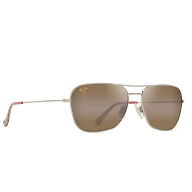 Maui Jim Okulary Przeciwsłoneczne NAAUAO H675-16 Złote/Brązowe Unisex Polaryzowane