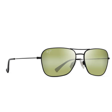 Maui Jim Okulary Przeciwsłoneczne NAAUAO HT675-02 Czarny/Zielony Unisex Polaryzacyjne