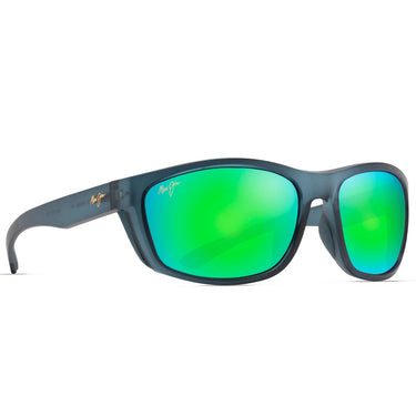 Maui Jim Okulary Przeciwsłoneczne NUU LANDING GM869-03 Szary/Zielony Lustro Unisex Polaryzowane