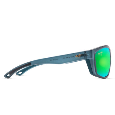 Maui Jim Okulary Przeciwsłoneczne NUU LANDING GM869-03 Szary/Zielony Lustro Unisex Polaryzowane