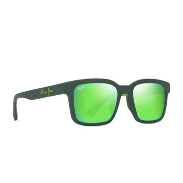 Maui Jim Okulary Przeciwsłoneczne OPIOPIO AF MJ0659SA 004 Zielony Matowy/Maui Green Unisex Polaryzowane 2