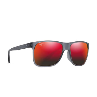 Maui Jim Okulary Przeciwsłoneczne PAILOLO RM603-14 Szare/Czerwone Unisex Polaryzacyjne