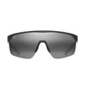 Maui Jim Occhiali da Sole PALUNA 595-02 MJ0595S 001 Nero Opaco Grigio Neutro Unisex Polarizzati 