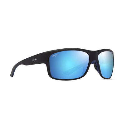 Maui Jim Okulary Przeciwsłoneczne SOUTHERN CROSS B815-02 Czarny/Niebieski Lustro Unisex Polaryzacyjne