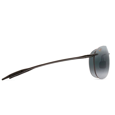 Maui Jim Okulary Przeciwsłoneczne SUGAR BEACH 421-02 Czarny Połysk/Szary Unisex Polaryzowane