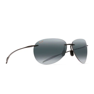 Maui Jim Occhiali da Sole SUGAR BEACH B421-02 MJ0421S 006 Nero Lucido Blu Hawaii Unisex Polarizzati 2