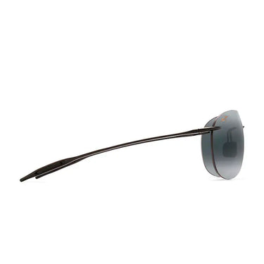 Maui Jim Occhiali da Sole SUGAR BEACH B421-02 MJ0421S 006 Nero Lucido Blu Hawaii Unisex Polarizzati 3