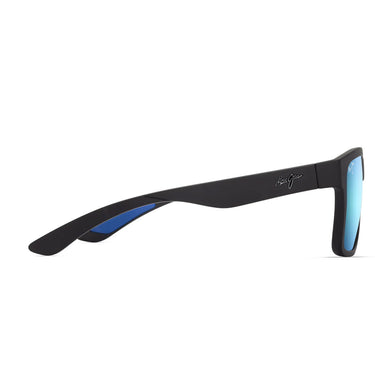 Maui Jim Okulary Przeciwsłoneczne THE FLATS B897-02B Czarny/Niebieski Unisex Polaryzacyjne