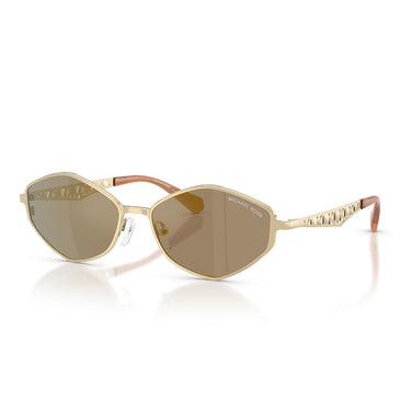 Michael Kors Occhiali da Sole MK1181 10144T Gold Coast Oro Chiaro Grigio Scuro Donna 2