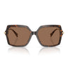 Michael Kors Occhiali da Sole MK2247U 395173 Quogue Tartarugato Scuro Panna Marrone Donna 
