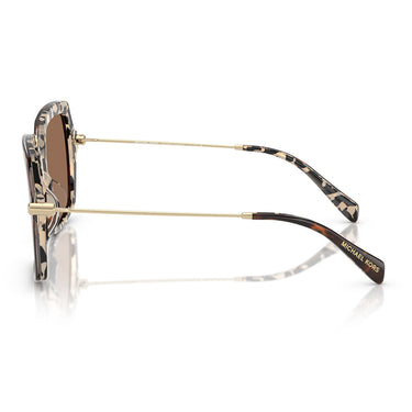 Michael Kors Occhiali da Sole MK2247U 395173 Quogue Tartarugato Scuro Panna Marrone Donna 4