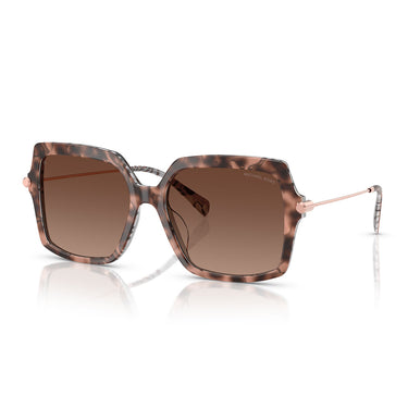 Michael Kors Okulary Przeciwsłoneczne MK2247U 4017T5 Quogue Havana/Brązowy Damskie Polaryzowane