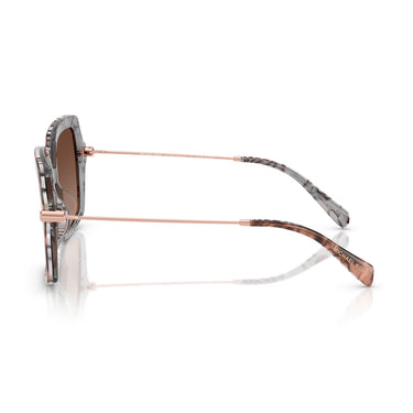 Michael Kors Okulary Przeciwsłoneczne MK2247U 4017T5 Quogue Havana/Brązowy Damskie Polaryzowane