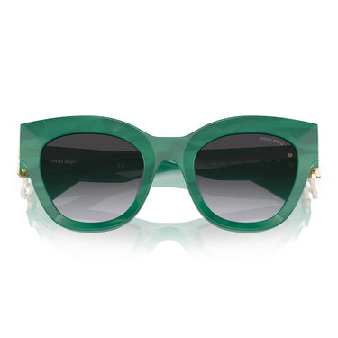 Miu Miu Gafas de Sol MU01YS 15H09S Verde/Gris Degradado Mujer 5