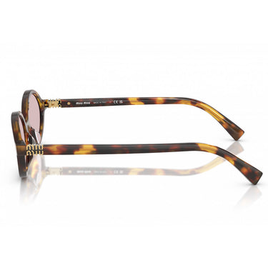 Miu Miu Okulary Przeciwsłoneczne MU04ZS 14L4I0 Brązowy/Jasnoróżowy Damskie 3