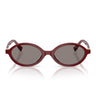 Miu Miu Occhiali da Sole MU04ZS 21I80Q Burgundy Opalino/Grigio Scuro Donna