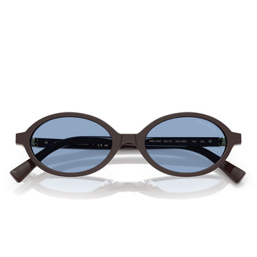 Miu Miu Okulary Przeciwsłoneczne MU04ZS 22C60O Moka/Niebieski Damskie