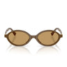 Miu Miu Occhiali da Sole MU04ZS 29Q10Y Verde Militare Marrone Chiaro Donna 
