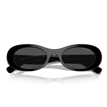 Miu Miu Okulary Przeciwsłoneczne MU06ZS 1AB5S0 Czarny-Ciemnoszary Damskie 4