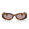 Miu Miu Occhiali da Sole MU11W 14L20I Marrone Miele/Viola Chiaro Donna