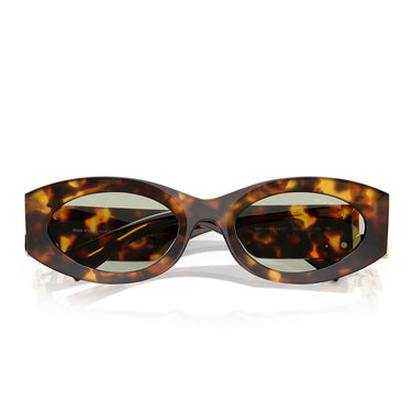 Miu Miu Okulary Przeciwsłoneczne MU11W 14L50O Havana/Verde Chiaro Damskie 4