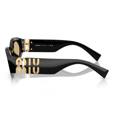 Miu Miu Okulary Przeciwsłoneczne MU11W 16K10R Nero/Giallo Damskie 2