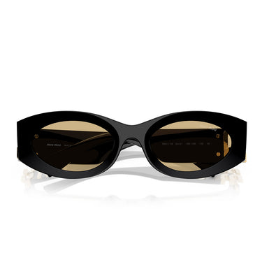 Miu Miu Okulary Przeciwsłoneczne MU11W 16K10R Czarny/Żółty Damskie 4