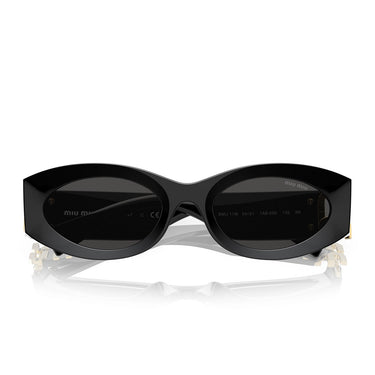 Miu Miu Okulary Przeciwsłoneczne MU11W 1AB5S0 Czarny-Szary Gradient Damskie 4