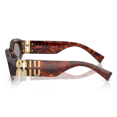Miu Miu Okulary Przeciwsłoneczne MU11W 21C40O Havana Grigio Damskie 2