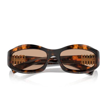 Miu Miu Occhiali da Sole MU14ZS 14L90H Marrone Miele/Marrone Scuro Donna 4
