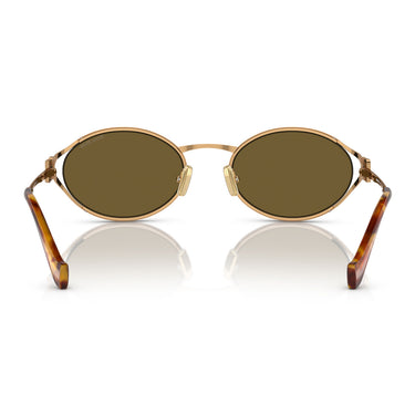 Miu Miu Okulary Przeciwsłoneczne MU52Y 7OE01T Złoto/Brąz Damskie 3