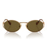 Miu Miu Gafas de Sol MU52Y 7OE01T Oro/Marrón Mujer