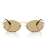 Miu Miu Gafas de Sol MU52Y ZVN10R Oro/Amarillo Mujer
