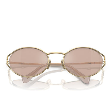 Miu Miu Okulary Przeciwsłoneczne MU52Y ZVN20F Oro/Rosa Damskie