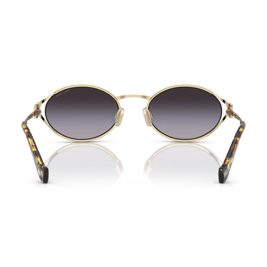 Miu Miu Okulary Przeciwsłoneczne MU52Y ZVN5D1 Złoto/Szary Gradient Damskie 4