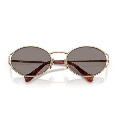 Miu Miu Gafas de Sol MU52Y ZVN80Q Oro Pálido/Gris Oscuro Mujer 5