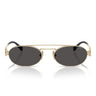 Miu Miu Sonnenbrille MU54ZS ZVN08Z Gold-Dunkelgrau Damen