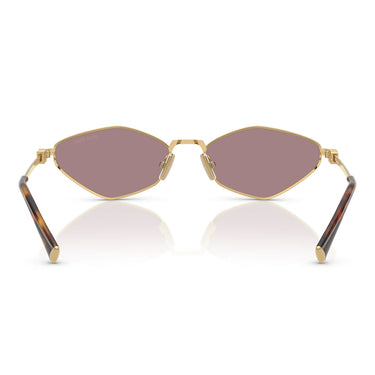 Miu Miu Okulary Przeciwsłoneczne MU56ZS 5AK20I Złoty/Brązowy Gradient Damskie 3