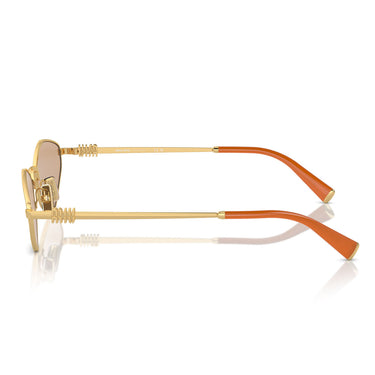 Miu Miu Okulary Przeciwsłoneczne MU56ZS 5AK40D Złoto-Pomarańczowy Gradient Damskie 2