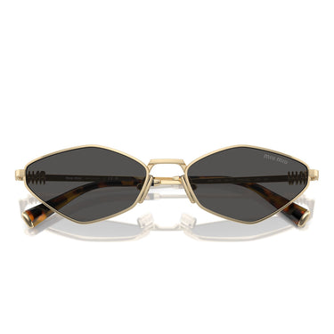 Miu Miu Okulary Przeciwsłoneczne MU56ZS ZVN5S0 Złoto-Szary Gradient Damskie 5