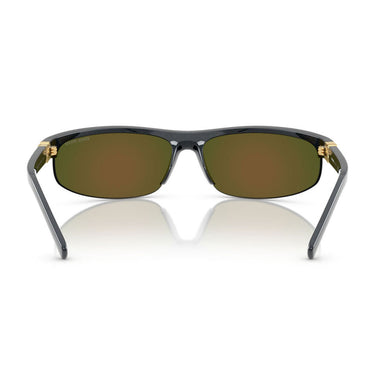 Miu Miu Okulary Przeciwsłoneczne MUA02S 19Y10K Avio Metallizzato/Blu Specchiato Damskie 4